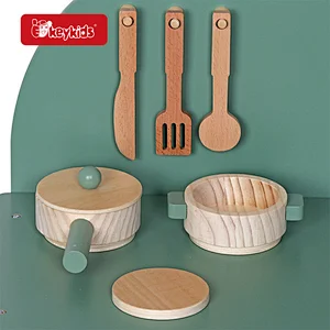Factory OEM Wooden Kids Kitchen Pretend Play Set for Ages 3+ W10C728B